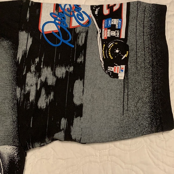 Vintage NASCAR 1996 Dale Earnhardt The Intimidator Rules AOP USA T-Shirt L - Picture 5 of 15